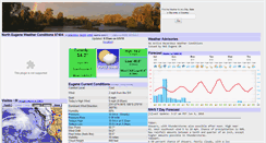 Desktop Screenshot of eugeneweather.net