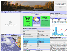 Tablet Screenshot of eugeneweather.net